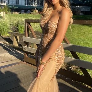 Jovani prom dress worn once. Fits like a glove.